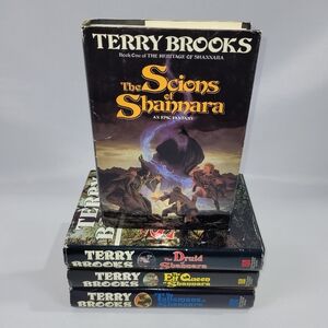 Terry Brooks Set 4 Book Club Heritage of Shannara Hardcover Fantasy Novel